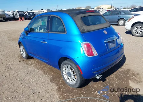 2015 Fiat 500C Pop from USA, damaged, VIN 3C3CFFDR3FT625404